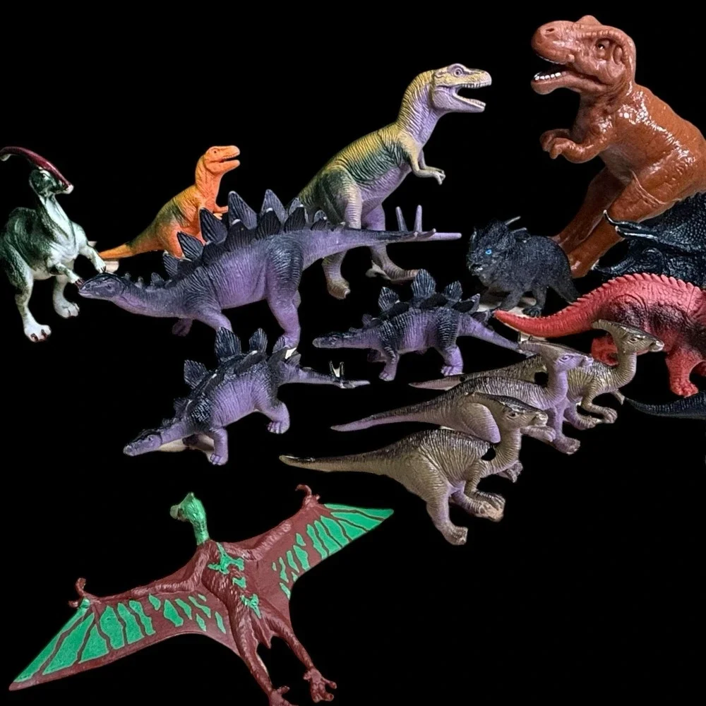 Dinosaur Toys Large Lot 25+ pcs Assorted Types Sizes - Picture 9 of 14